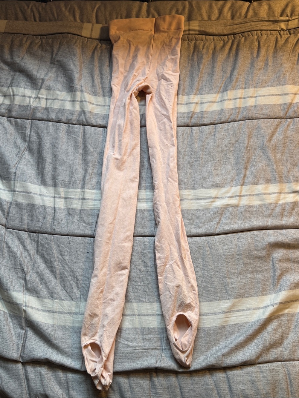Capezio Light Pink Footed Dance Tights